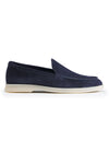 Suede leather loafer with rubber sole - MONTEZEMOLO
