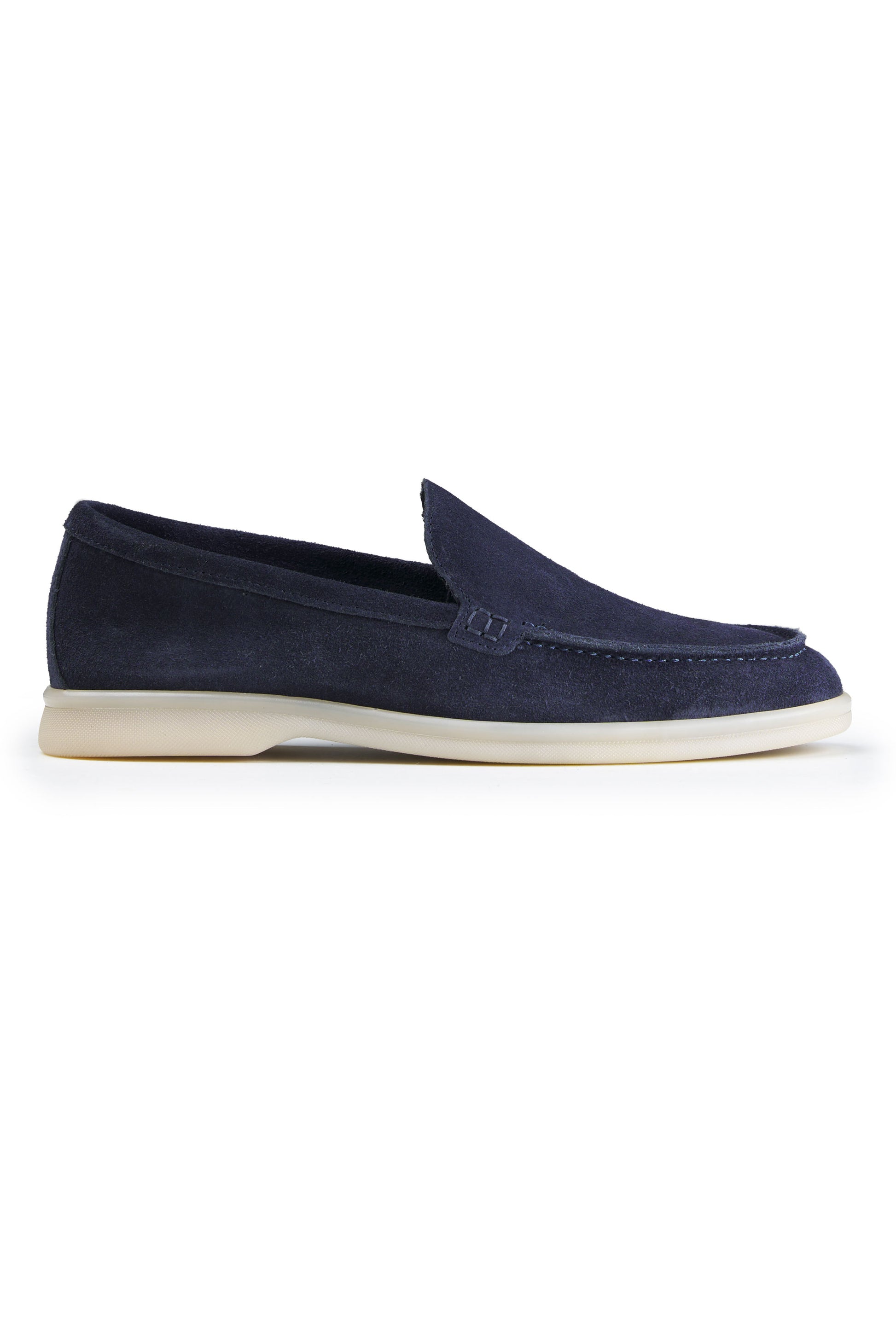 Suede leather loafer with rubber sole - MONTEZEMOLO