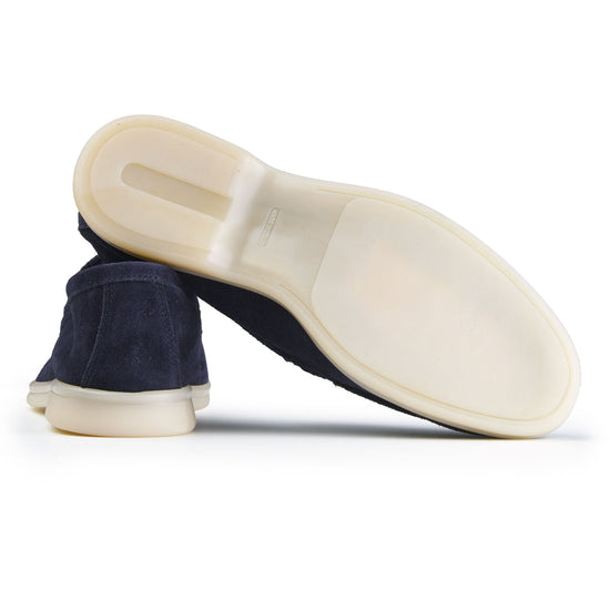 Suede leather loafer with rubber sole - MONTEZEMOLO