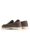 Suede leather loafer with rubber sole - MONTEZEMOLO