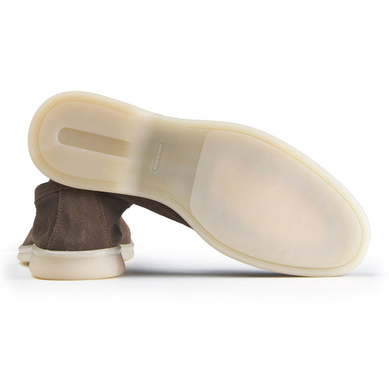 Suede leather loafer with rubber sole - MONTEZEMOLO