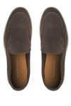 Suede leather loafer with rubber sole - MONTEZEMOLO