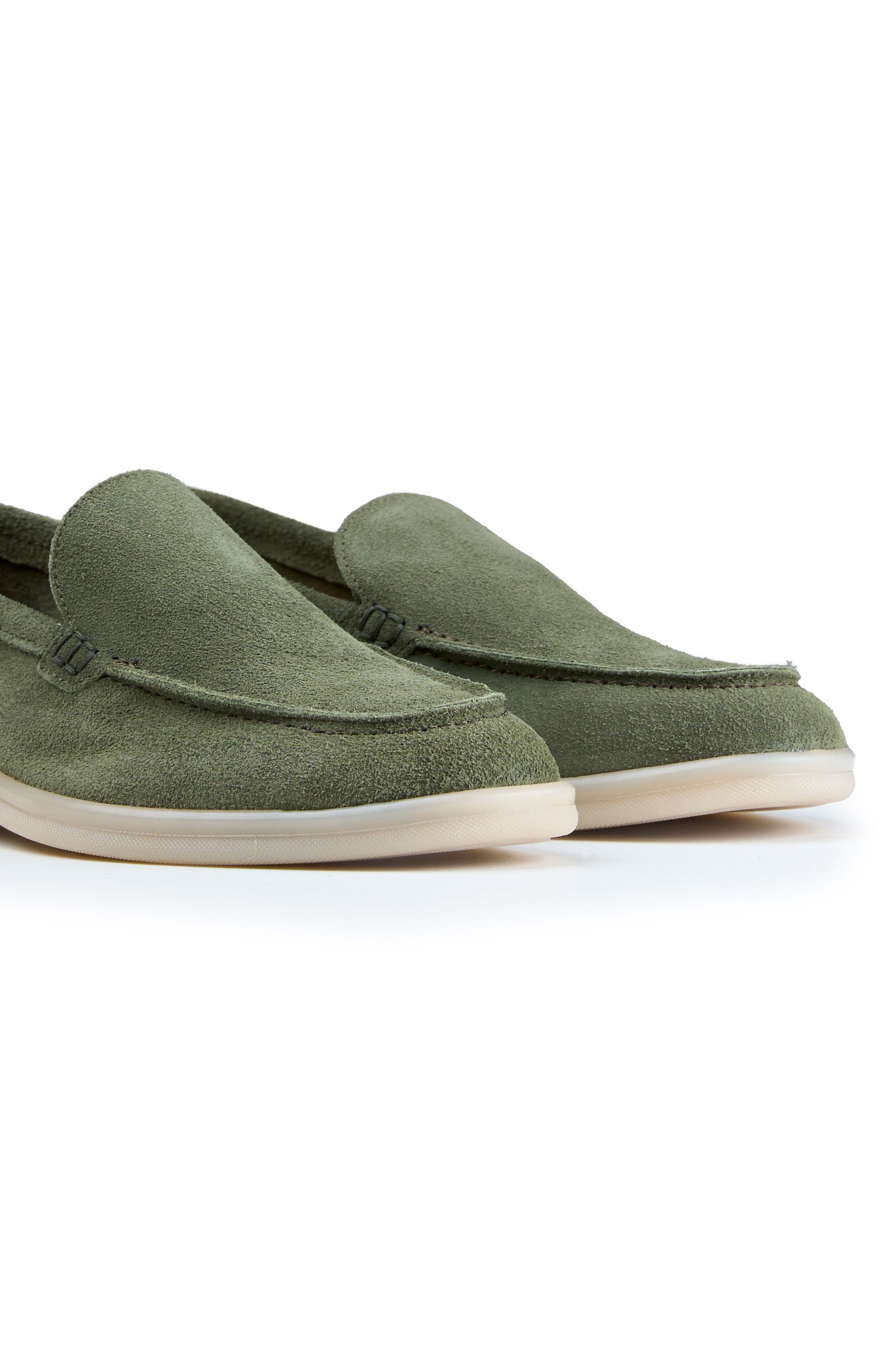 Suede leather loafer with rubber sole - MONTEZEMOLO