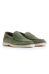 Suede leather loafer with rubber sole - MONTEZEMOLO
