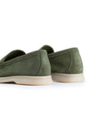 Suede leather loafer with rubber sole - MONTEZEMOLO