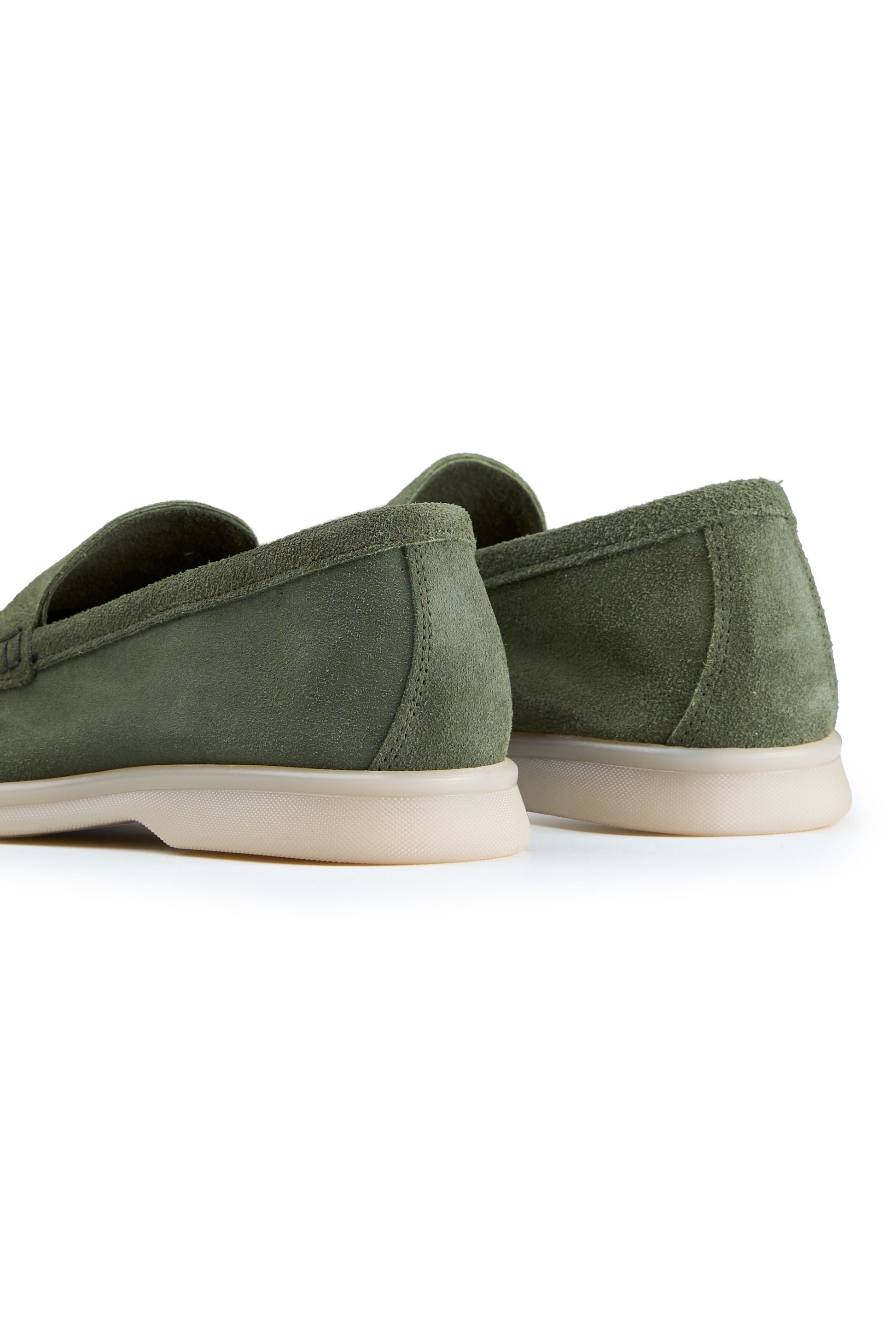 Suede leather loafer with rubber sole - MONTEZEMOLO