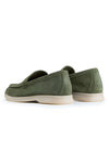 Suede leather loafer with rubber sole - MONTEZEMOLO