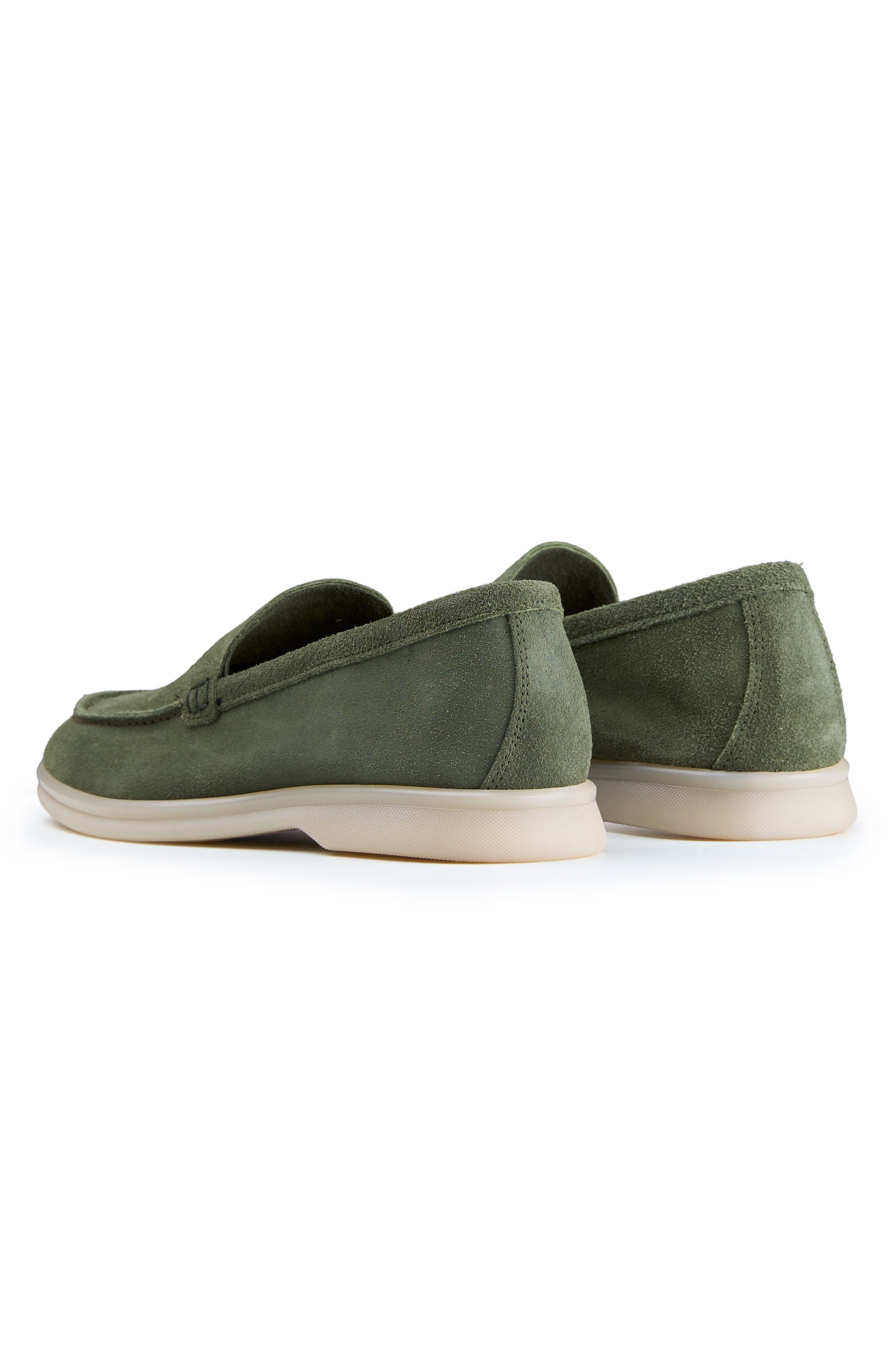 Suede leather loafer with rubber sole - MONTEZEMOLO