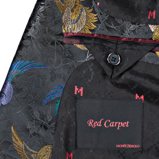 MONTEZEMOLO Men's Clothing - Jackets - Silkbird Brocade Red Carpet Jacket - www.montezemolostore.com