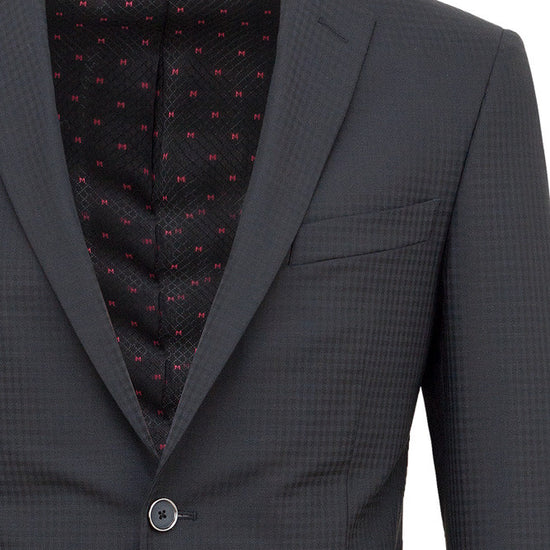 Faux-Uni Black Stretch Wool Suit - MONTEZEMOLO