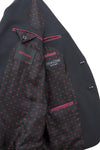 Faux-Uni Black Stretch Wool Suit - MONTEZEMOLO