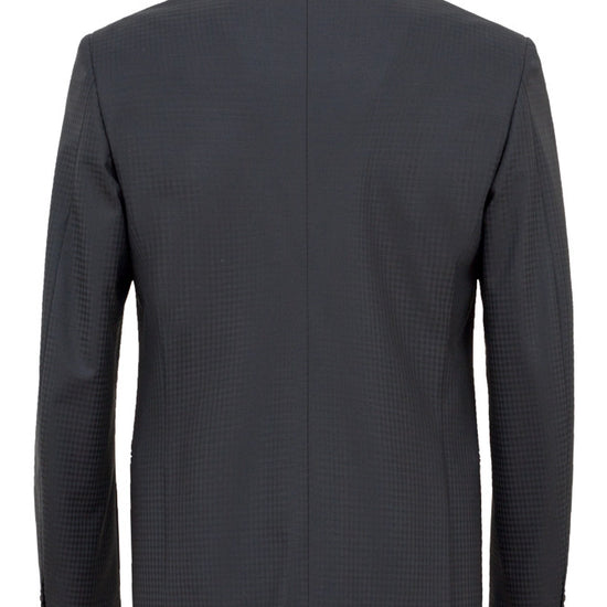 Faux-Uni Black Stretch Wool Suit - MONTEZEMOLO