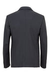 Faux-Uni Black Stretch Wool Suit - MONTEZEMOLO