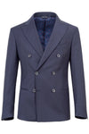 Doublebreasted Wool Voile Suit - MONTEZEMOLO