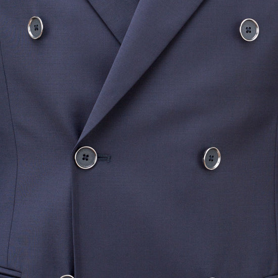 Doublebreasted Wool Voile Suit - MONTEZEMOLO