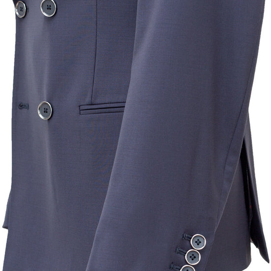 Doublebreasted Wool Voile Suit - MONTEZEMOLO