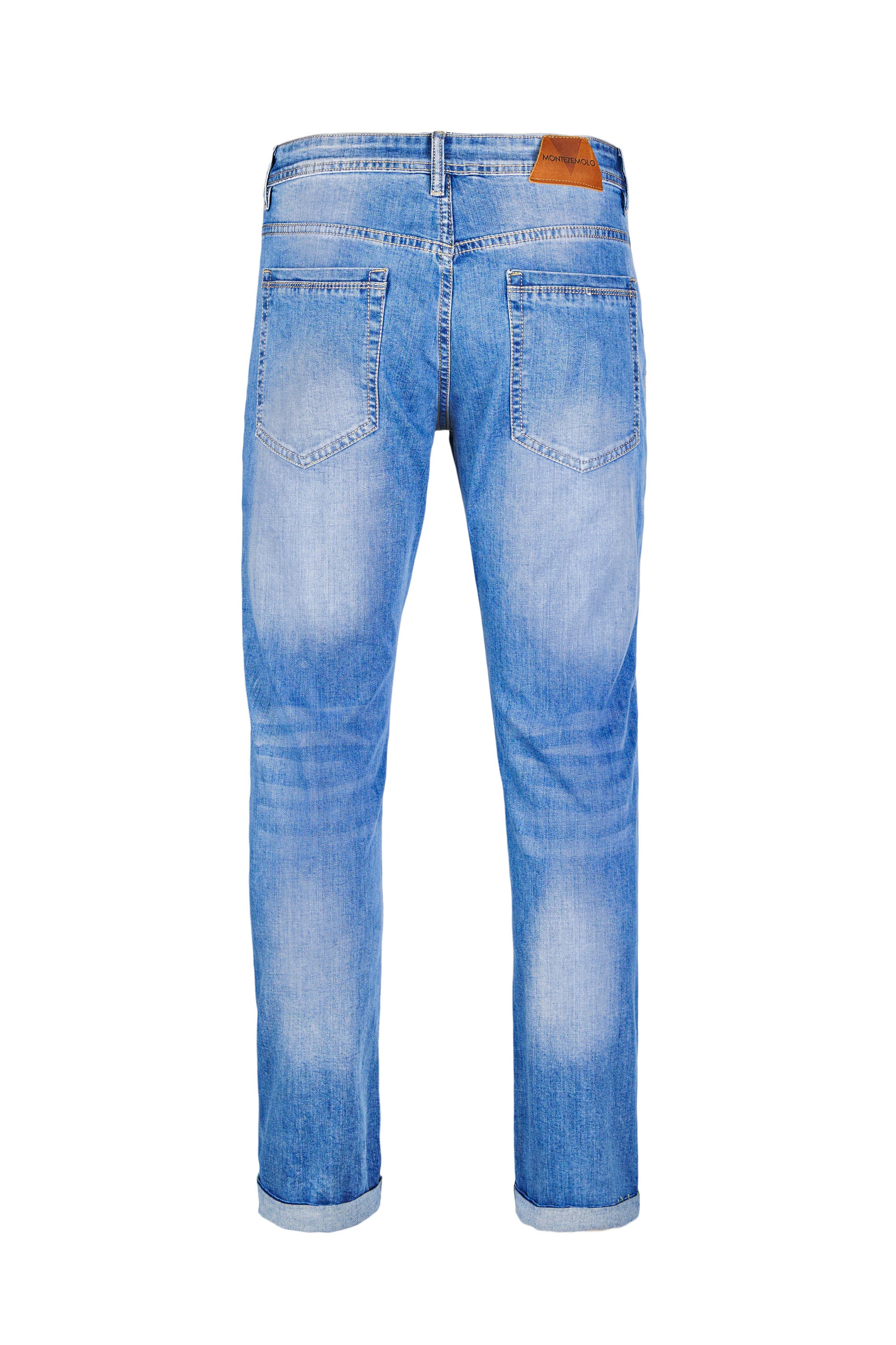 - Light-Blue Denim Stretch Jeans