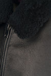 Nappa-effect Shearling Bomber Jacket - MONTEZEMOLO