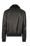 Nappa-effect Shearling Bomber Jacket - MONTEZEMOLO